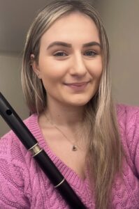 Sarah Gallagher, Flute, Whistle, Ceol na Coille Summer School 2023, Donegal, Letterkenny, Traditional Music